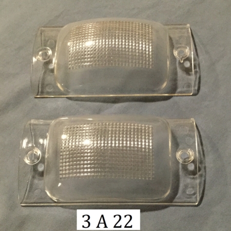 art 3A22 PLASTICHE RICAMBIO PLAFONIERE INTERNE CITROEN DS
