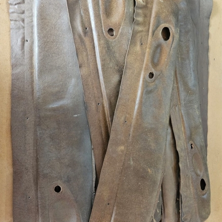 art f7-2024 PER CITROEN DS 20 21 23 PALLAS PANNELLI SUPERIORI PORTE IN PELLE USATI BLOCCO 13 PZ