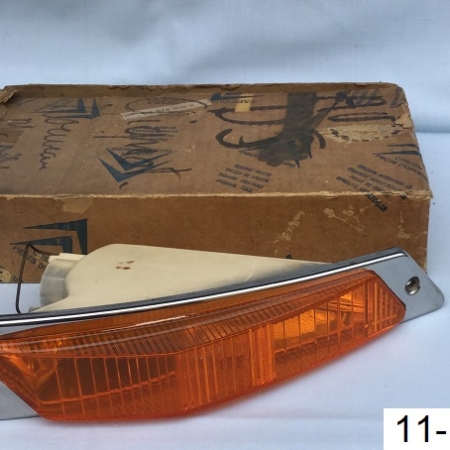 art 11-2025 PER CITROEN DS 19 20 21 23 FRECCIA AXO SX ARANCIO CON CORNICE INOX NUOVA ORIGINALE